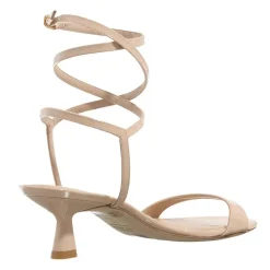 Stuart Weitzman Nudist Wrap 50 Barely Beige Sandalen