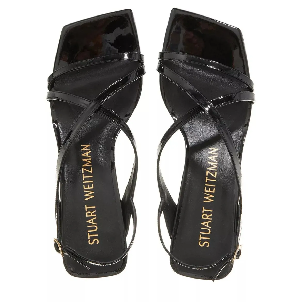 Stuart Weitzman Oasis 50 Slingback Sandal Black Sandalen