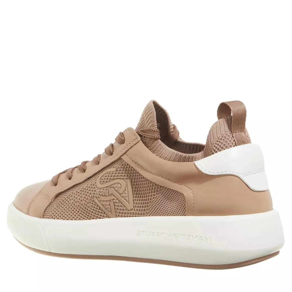 Stuart Weitzman 5050 PRO Tobacco/Off White Low-Top-Sneaker