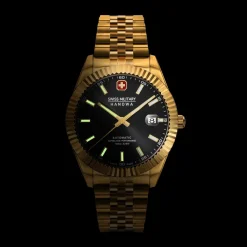 Swiss Military Hanowa Automatikuhr Diligenter gold Automatikuhr