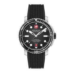 Swiss Military Hanowa Die Automatikuhr Maitre Plongeur von Swiss Militar silber Quarzuhr
