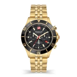 Swiss Military Hanowa Quarzuhr Flagship X Chrono gold Quarzuhr