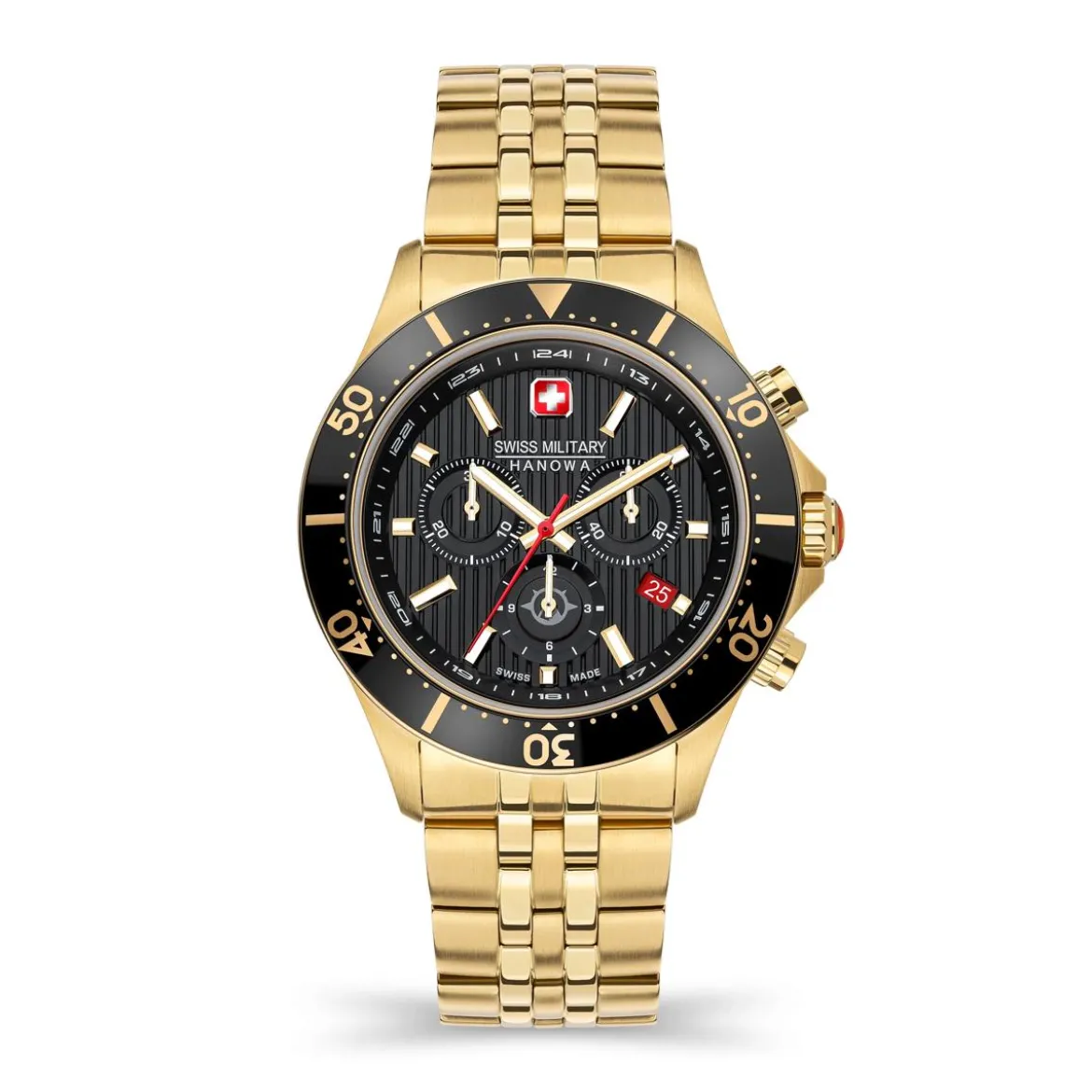 Swiss Military Hanowa Quarzuhr Flagship X Chrono gold Quarzuhr