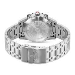 Swiss Military Hanowa Quarzuhr Airman First Class silber Chronograph