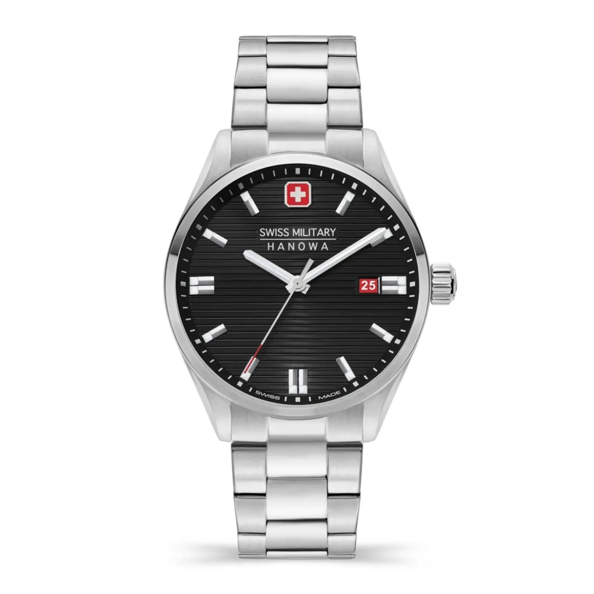 Swiss Military Hanowa Quarzuhr Roadrunner silber Quarzuhr