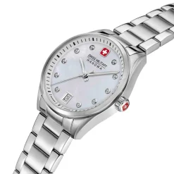 Swiss Military Hanowa Quarzuhr Roadrunner Lady Sparkle silber Quarzuhr