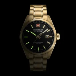 Swiss Military Hanowa Quarzuhr Pioneer gold Quarzuhr
