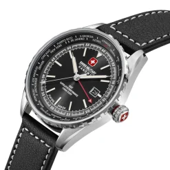 Swiss Military Hanowa Quarzuhr Afterburn Gmt schwarz Automatikuhr