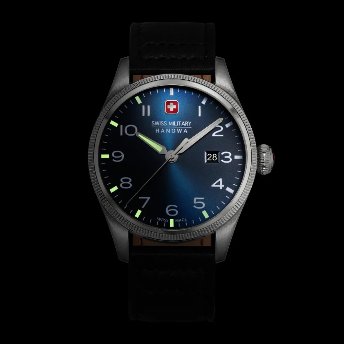 Swiss Military Hanowa Quarzuhr Thunderbolt schwarz Quarzuhr