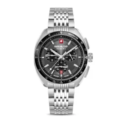 Swiss Military Hanowa Quarzuhr Defender silber Chronograph