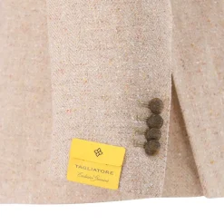 Tagliatore Sakko aus Baumwollmix braun Anzugjacke