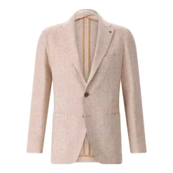 Tagliatore Sakko aus Baumwollmix braun Anzugjacke