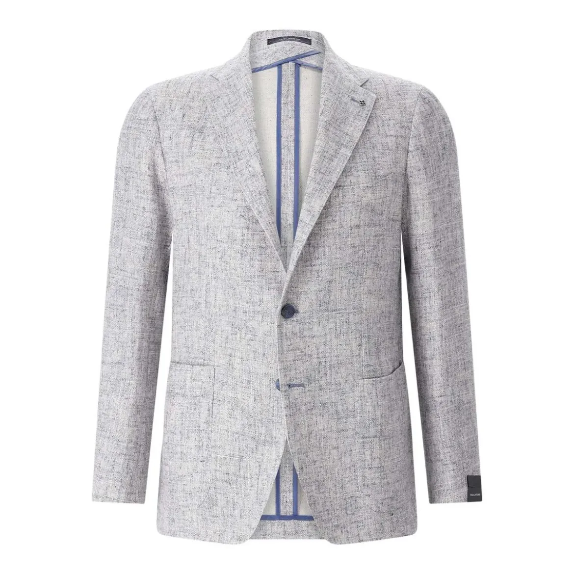 Tagliatore Sakko aus hochwertigem Strick blau Anzugjacke