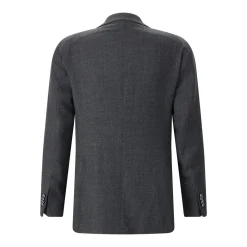Tagliatore Sakko aus Schurwolle & Seide grau Anzugjacke
