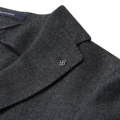 Tagliatore Sakko aus Schurwolle & Seide grau Anzugjacke