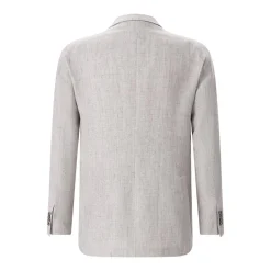Tagliatore Sakko aus Schurwolle & Leinen beige Anzugjacke