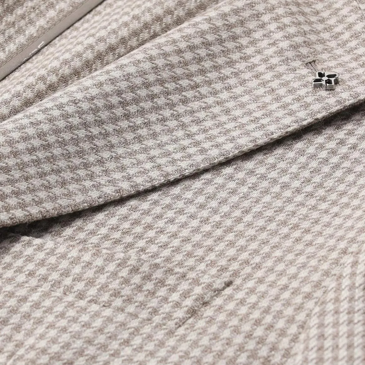 Tagliatore Sakko aus Woll-Seiden-Mix beige Anzugjacke