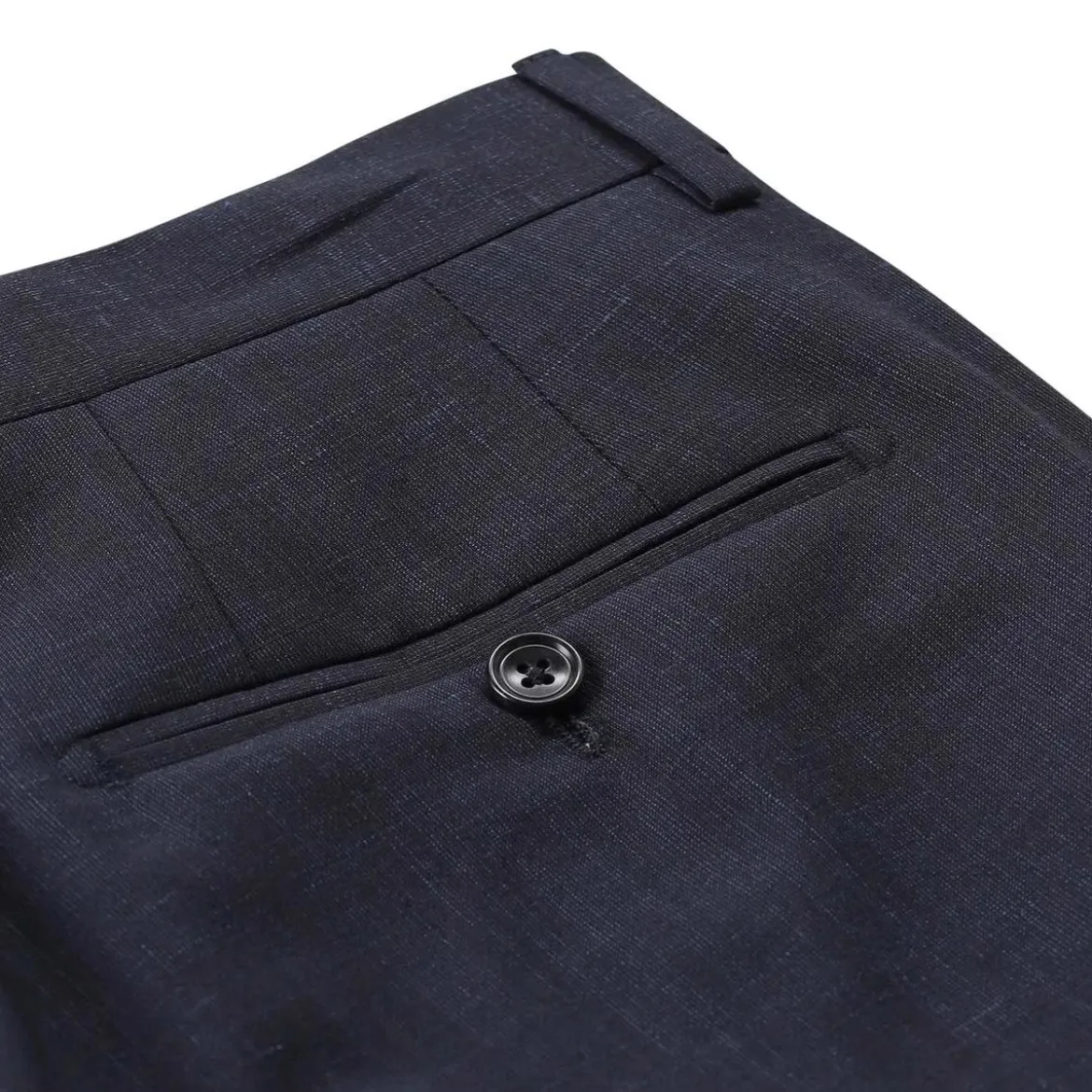 Tagliatore Zweiteiliger Anzug aus Wollmix blau Hosenanzug
