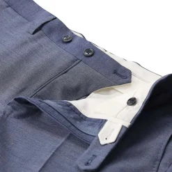 Tagliatore Zweiteiliger Anzug aus Wollmix blau Hosenanzug