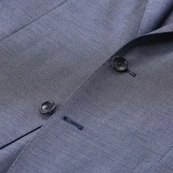 Tagliatore Zweiteiliger Anzug aus Wollmix blau Hosenanzug