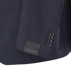 Tagliatore Zweiteiliger Anzug aus Wollmix blau Hosenanzug
