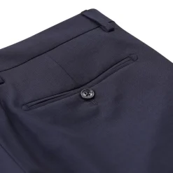 Tagliatore Zweiteiliger Anzug aus Wollmix blau Hosenanzug