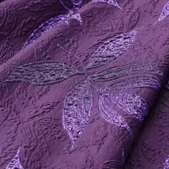 Talbot Runhof Schulterfreies Abendkleid lila Maxikleid