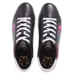 Ted Baker Artoh Art Print Leather Cupsole Sneaker Black Low-Top-Sneaker