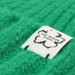Ted Baker Britny Magnolia Branded Bobble Hat Green Mütze