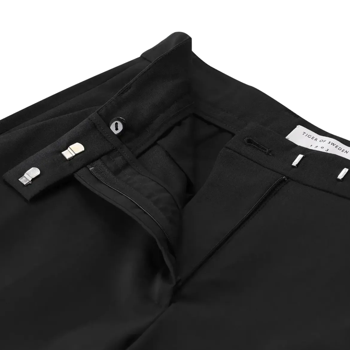 Tiger of Sweden Wide-Leg Hose Irit schwarz Hose