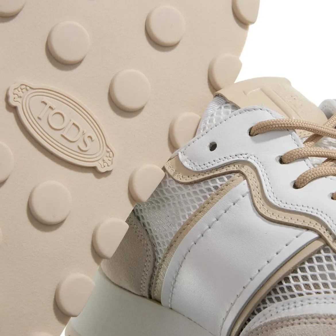 Tod's Sportiva Run 87K Allacciatta Sac Bianco Low-Top-Sneaker