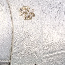 Tory Burch Ballet Loafer Shiny Silver Loafer