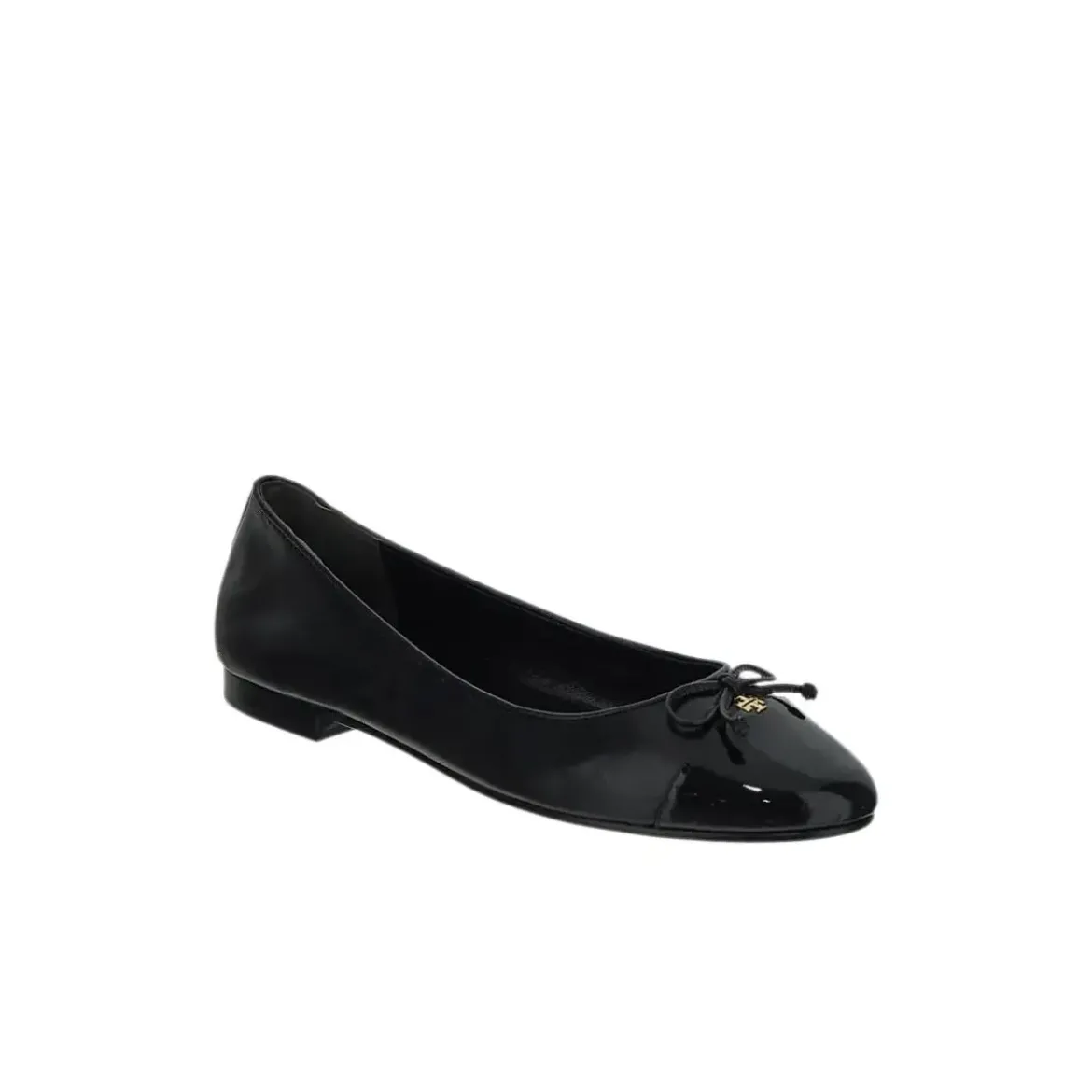 Tory Burch Cap-Toe Ballet Perfect Black/Perfect Black Ballerinas