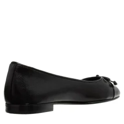 Tory Burch Cap-Toe Ballet Perfect Black/Perfect Black Ballerinas