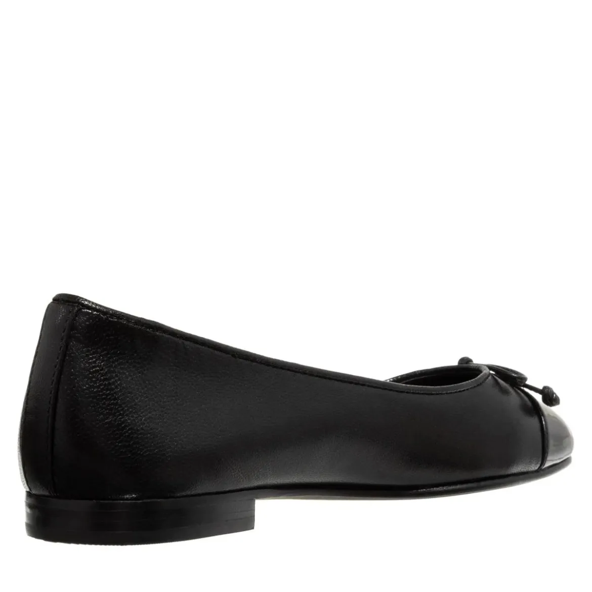 Tory Burch Cap-Toe Ballet Perfect Black/Perfect Black Ballerinas