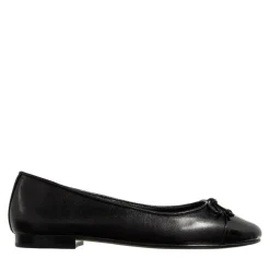 Tory Burch Cap-Toe Ballet Perfect Black/Perfect Black Ballerinas