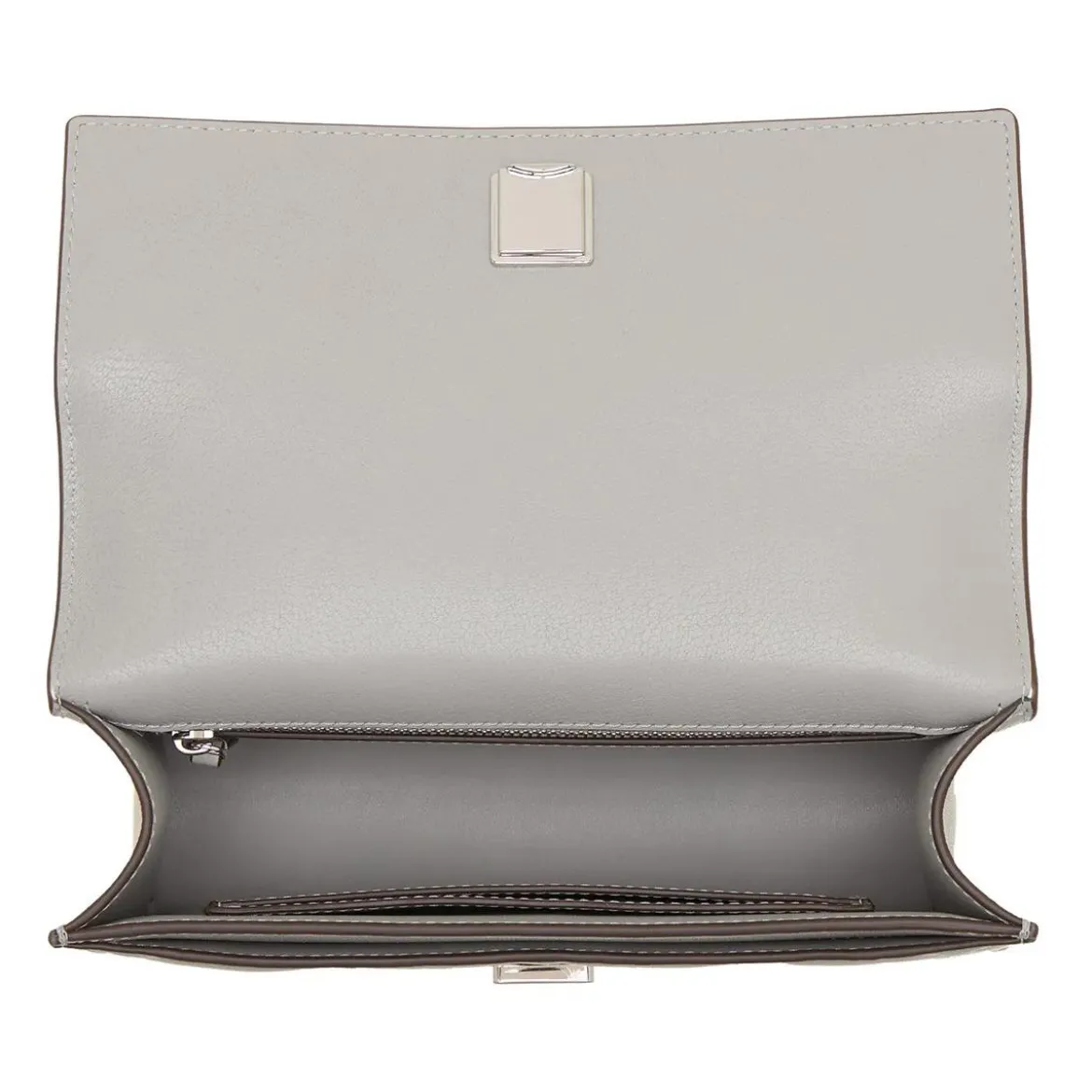 Tory Burch Fleming Small Convertible Shoulder Bag Gray Schultertasche