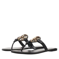 Tory Burch Metal Miller Perfect Black/Gold Sandalen