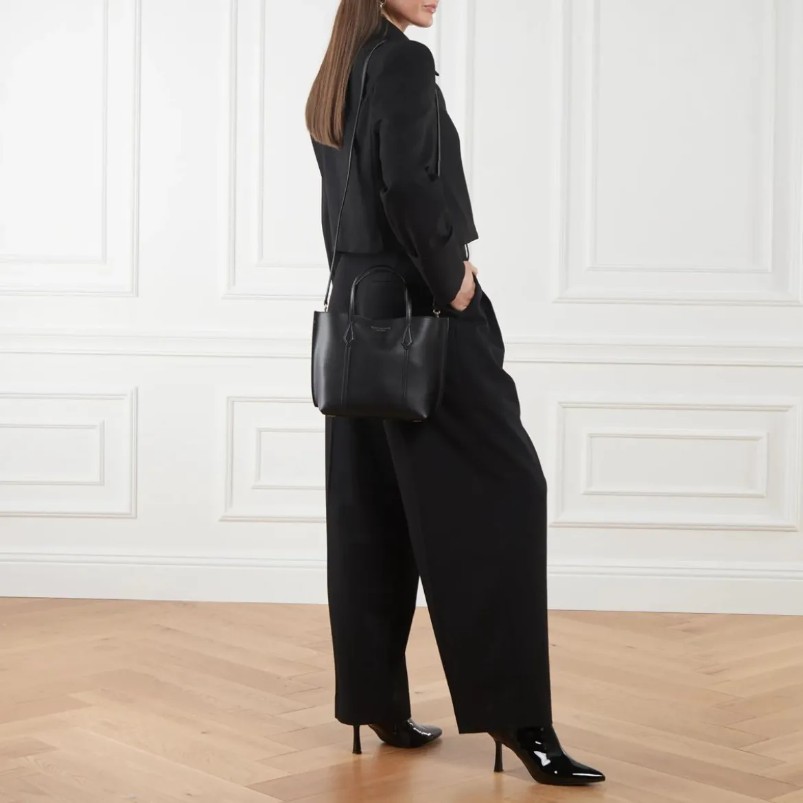 Tory Burch Perry Small Tote Black Tote