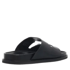 Tory Burch T Lock Sport Slide Perfect Black Sandalen