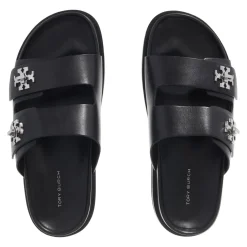Tory Burch T Lock Sport Slide Perfect Black Sandalen