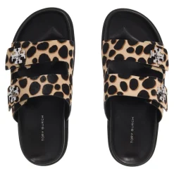 Tory Burch T Lock Sport Slide Trench / Perfect Black Ballerinas