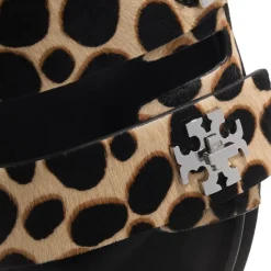 Tory Burch T Lock Sport Slide Trench / Perfect Black Ballerinas