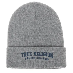 True Religion Beanie grau Hut