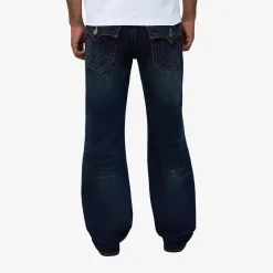 True Religion BILLY SUPER FLATLOCK FLP 34IN dunkel-blau Jeans