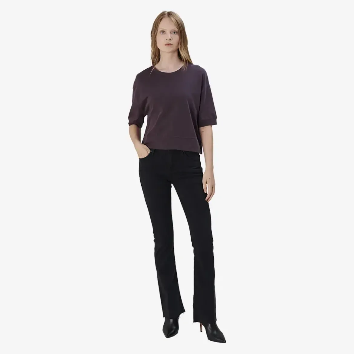 True Religion Bootcut Jeans BECCA schwarz Jeans