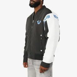 True Religion - Chopper Jacke- Gestickte und bedruckte Logos-multicolor Daunenjacke
