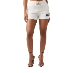 True Religion - Elastischer Bund- Weiche Haptik- Umgeschlagend hellbeige Shorts