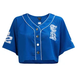 True Religion - Hemd/Bluse im Baseball-Stil- Lockere Passform- blau Bluse