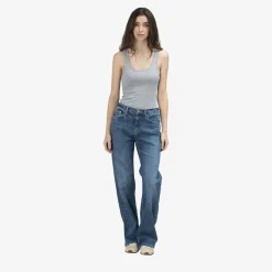 True Religion - Hohe Leibhöhe- Weites Bein- 5-Pocket-Style- Z blau Jeans